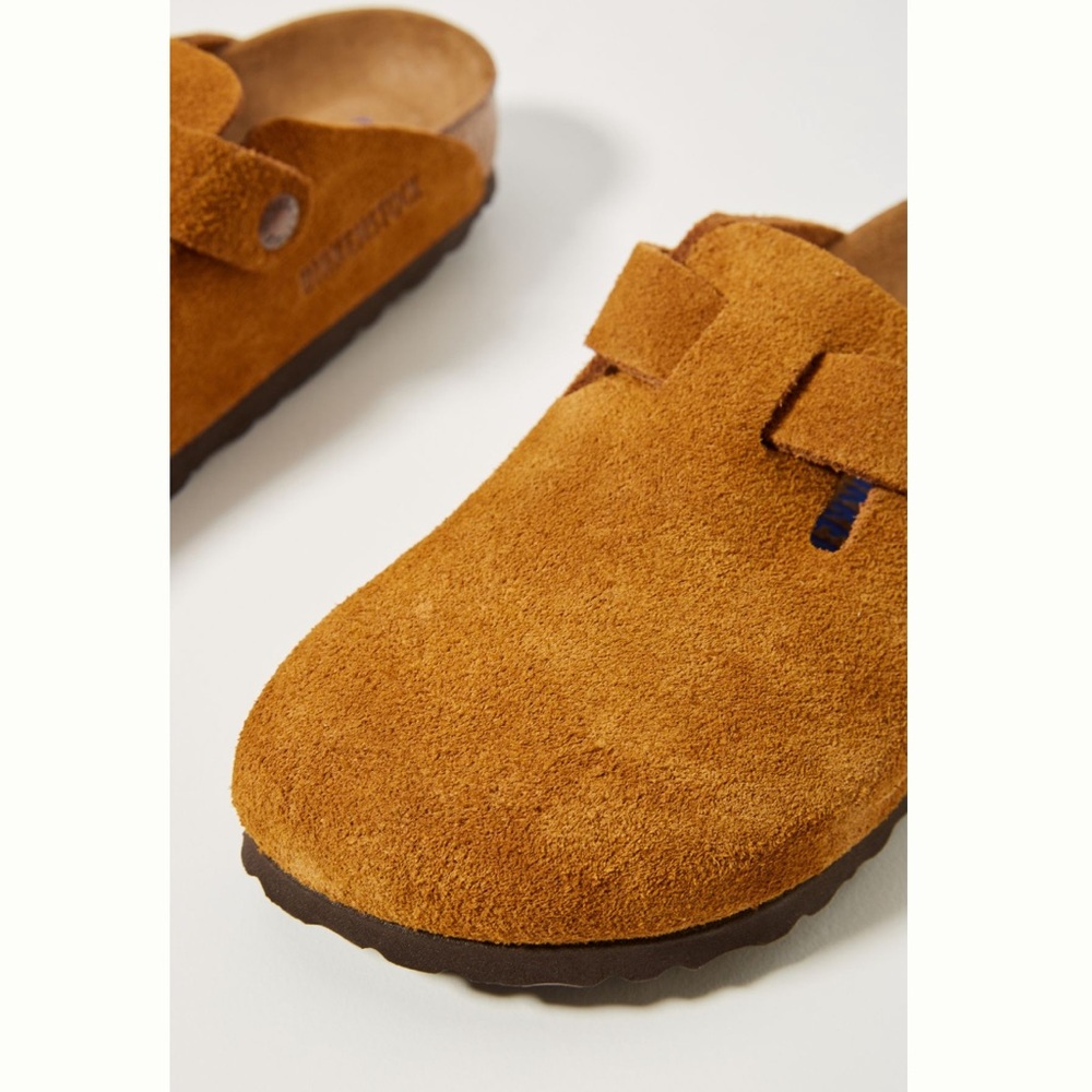 Birkenstock Boston Soft Footbed Clog Suede Shoes Honey Mink EU 36 US 5 5.5 - Picture 9 of 9